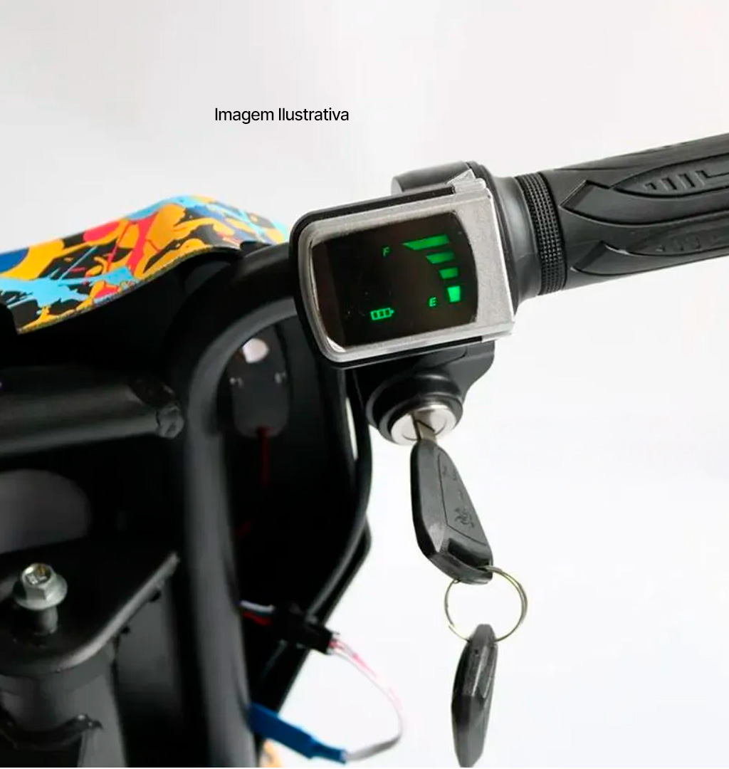 Triciclo Elétrico Drift 350w Bluetooth 3 Velocidades Único com Amortecedor 350W